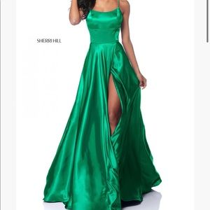 Sherri Hill Emerald Green Dress